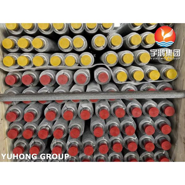 SA192 ASME CS Serrated Fin Tubes With CS Fins For Petrochemical Industry