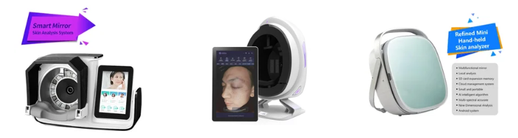 20MP HD Camera AI Magic 3D Mirror Moisture Detection Facial Scanner skin analyzer
