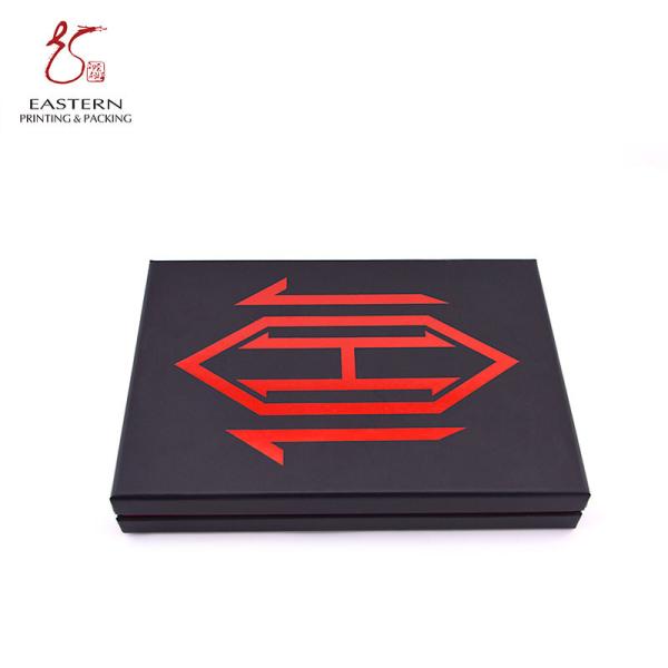 Glossy Lamination Cosmetic Packaging Boxes with Red Color and Customized Logo