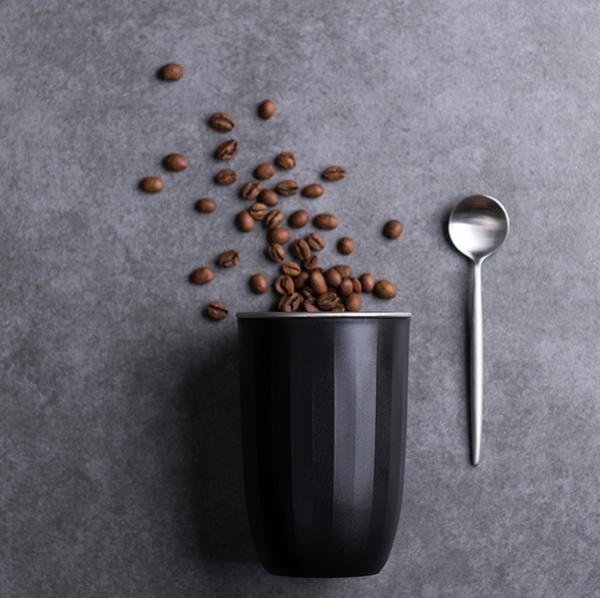 Black Stainless Steel Tumbler Insulated Vacuum Coffee Mug For Cold  Hot Drinks