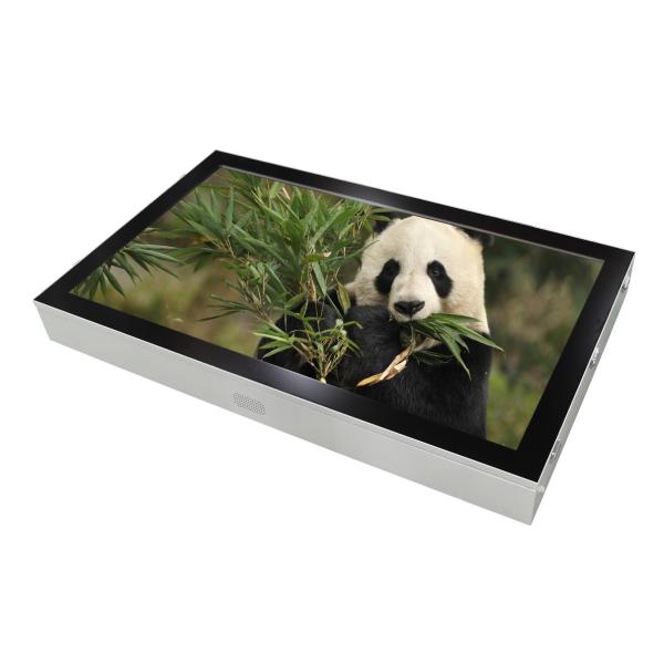 Ultra narrow Frame Outdoor Advertising Kiosk 55 Inch Quickly Dissipate Heat