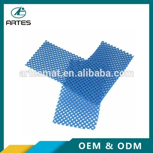 Anti - Fatigue Comfort Large Bathroom Mats , Wear Resistant Blue Bath Mat