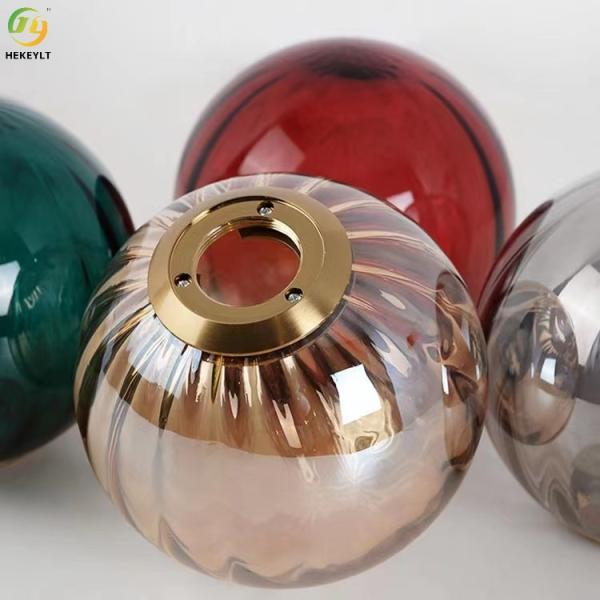 Легкая роскошная атмосфера E27 Современная спальня Подвесной светильник Прикроватная тумбочка с одной головкой Шар Длинная линия