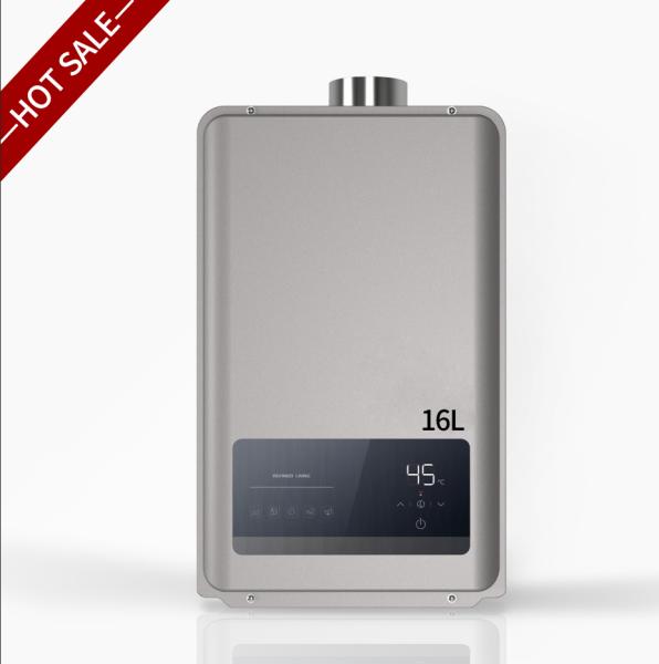 12L-16L Home Gas Water Heater With Stainless Steel Heat Exchanger Anti Corrosion Design