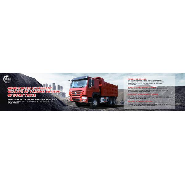 Used Dumping Type Front Lifting Style Heavy Duty Dump Truck Chassis in Good Condition