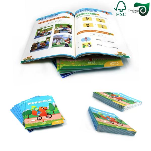 Papel estucado brillante offset FSC  Papel couché  90GSM 100GSM  90CM 64CM