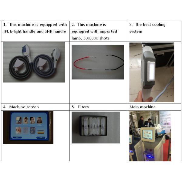 Painfree Hair Removal Skin Rejuvenation IPL Laser Equipment IPL SHR Machine