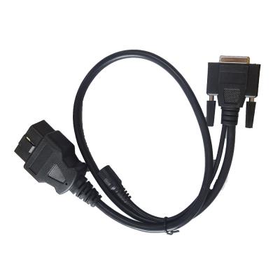 Cabo diagnóstico do PVC OBD2 do ABS PA66, homem ao cabo de extensão Db15