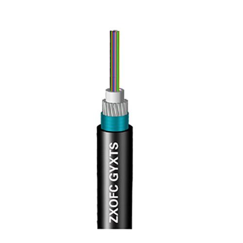 GYXTS Anti Rodent Fiber Optic Cable 2-24 Core Steel Tape Armored G652D G657