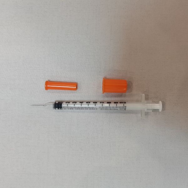 1ml Medical Grade Transparent Insulin Syringe - Fixed Needle, CE/ISO Certified, Sterile Individual Packaging