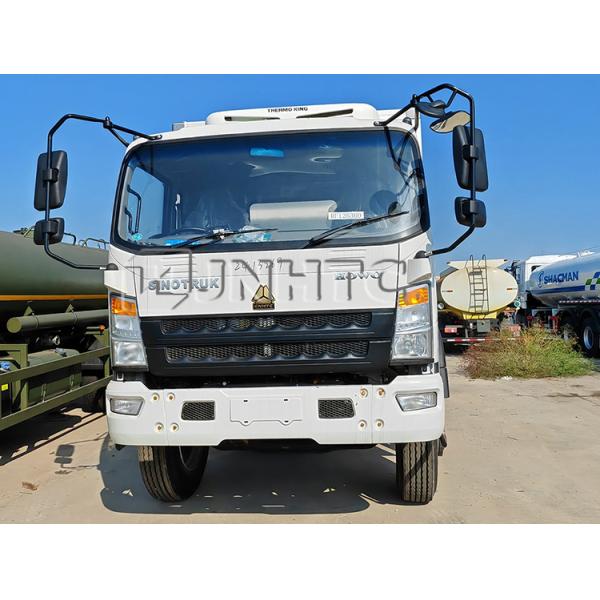 HOWO Camión frigorífico 4x2 Camión de alimentos ligeros Camión frigorífico Fábrica de camiones más reciente