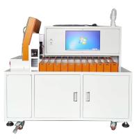 Séparation automatique de trieuse de batterie de cellules de cylindre de la Manche 18650 de l'ion 11 de lithium