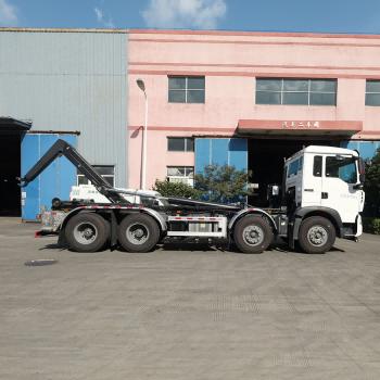 31tons Diesel Used Hook Lift Truck Garbage Collection Hook Lift Dump Truck