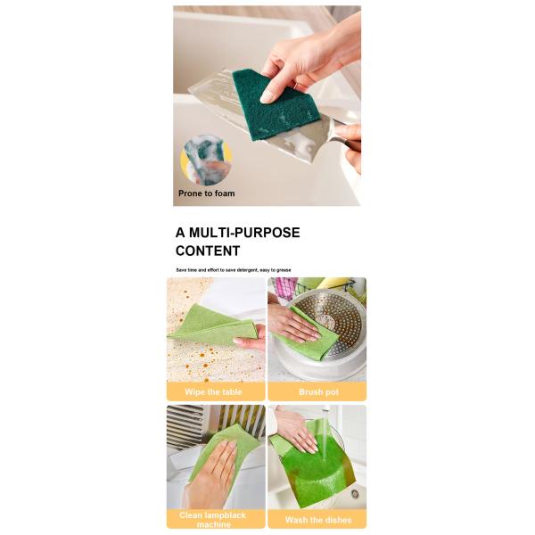 Стиральная подушка для мытья посуды высокая водопоглощаемость 250% 500%