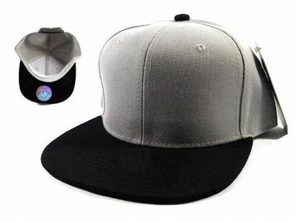 Leather Brim Wool Mens Fitted Baseball Hats , Strap Snapback Hats Embroidering Blank