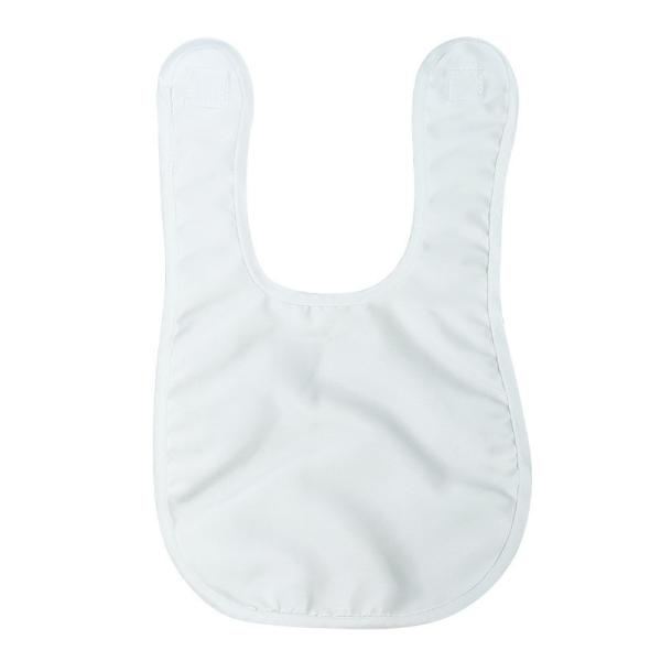 Sublimation Blank Polyester Baby Bibs For Custom Printing