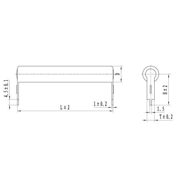 RXG1B Enamelled Wirewound Resistor