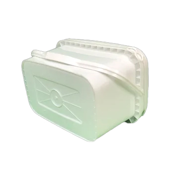 Cubo de plástico cuadrado duradero con tapa Solución de almacenamiento conveniente para mascotas