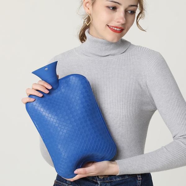 1.5L Bouteille d'eau chaude froide Sac en forme de U Bouteilles de chauffage Analgésiques Hiverné Cou Main Pieds Sac chaud Thérapeute chaud froid