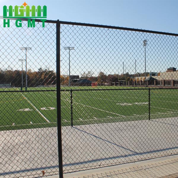 Защита границ оцинкованная цепная связь ограждение черная настраиваемая проволочная сетка