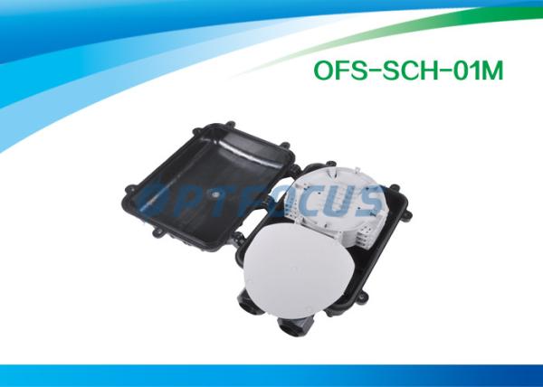 Handhold Fiber Optic 96 Cores Splice Closure 1 Outlet 1 Inlet 24 Fibers