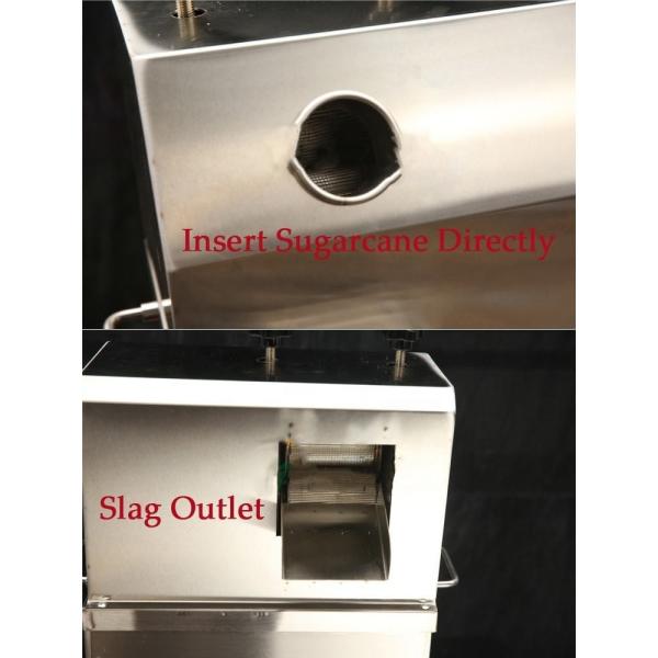 Factory direct sales electric sugarcane juicer machine commercial Stainless steel sugar cane machine