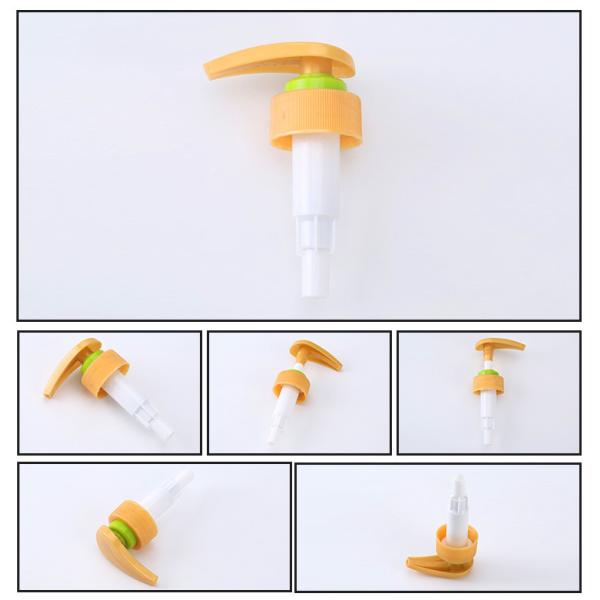 Ribbed Closure Lotion Dispenser Pump Spill Proof Customized Size