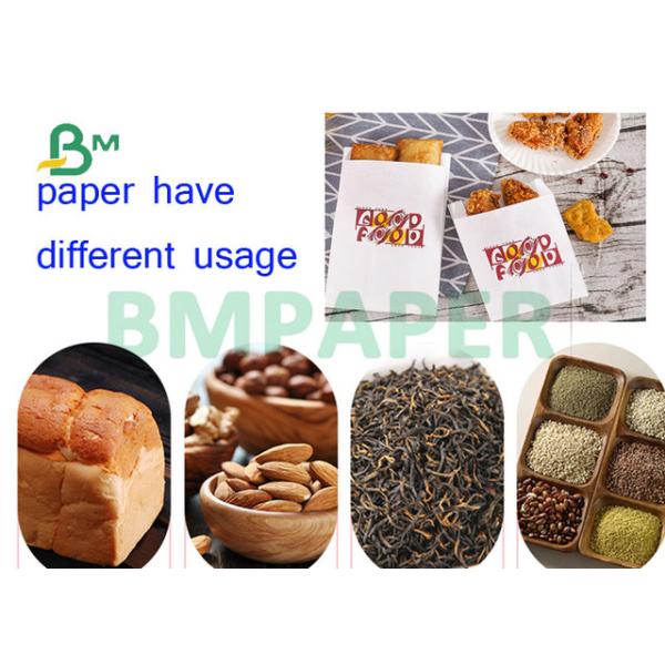 Resistance Water White 80gram 90gram PE Coated Paper Roll For Food Package