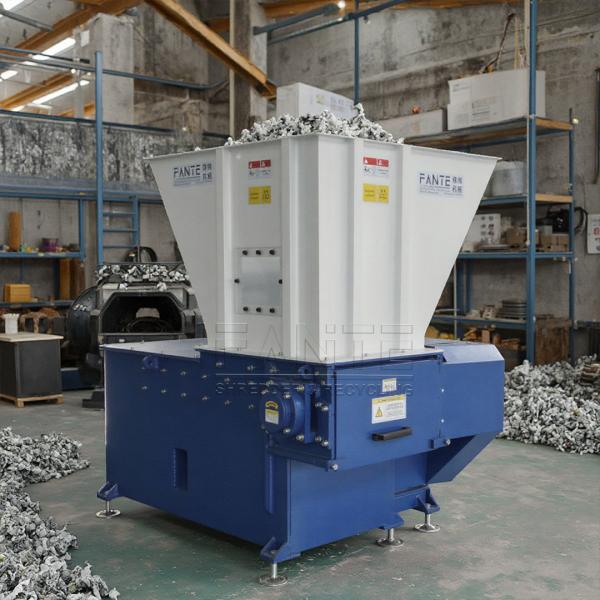 Industrial Grade Single Rotor Shredder for Tough Nets Solid Plastics and Timber