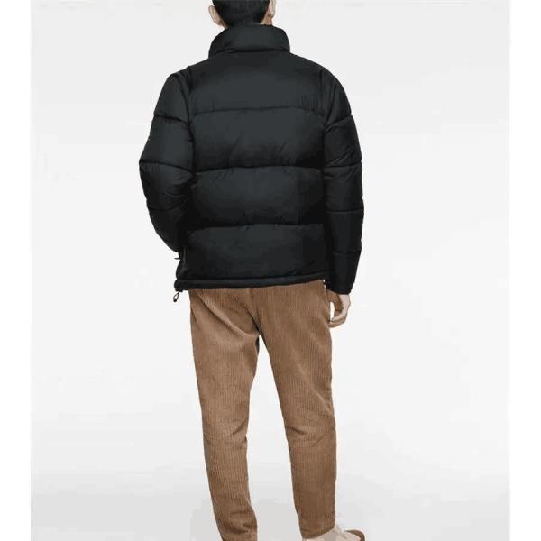                  Factory Warm Puffer Jacket Embroidery Oversized Coat Man Stand Collar Winter Blank Down Jacket Bubble Jacket for Men             