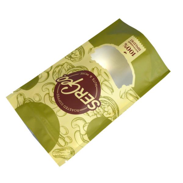 Verde Resealable de Bean Tea Packaging Bags Herbal Fillable do café com válvula