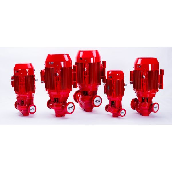 UL/FM 50~1500 GPM In-Line Centrifugal Fire Pump | NFPA20 Certified