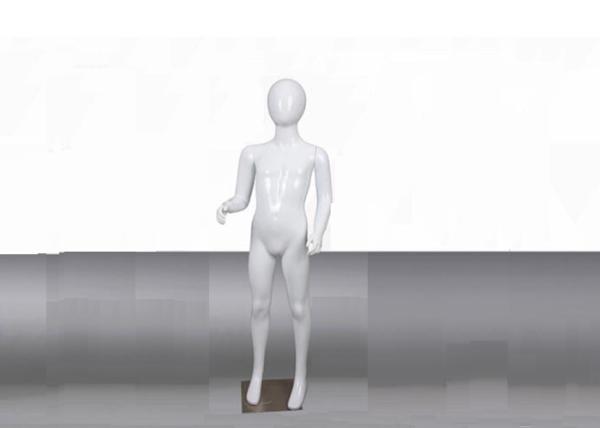 White Color Full Body Child Mannequins For Kids Clothing Displays Fashion Design