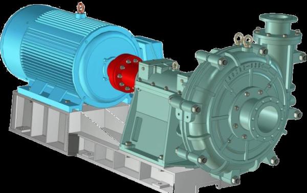 590r/Min Horizontal Slurry Pump , 710kw Sand Slurry Pump 450ZBD-900