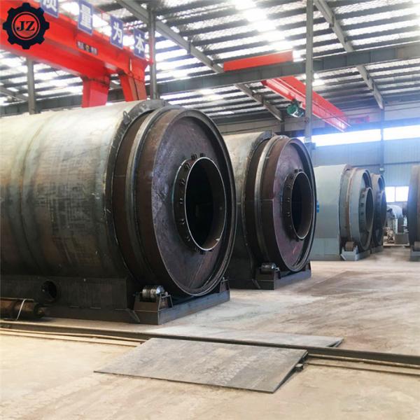 10 Tons Waste Plastic Used Tyre Rubbers Pyrolysis To Fuel Oil Plant For Waste Recycling