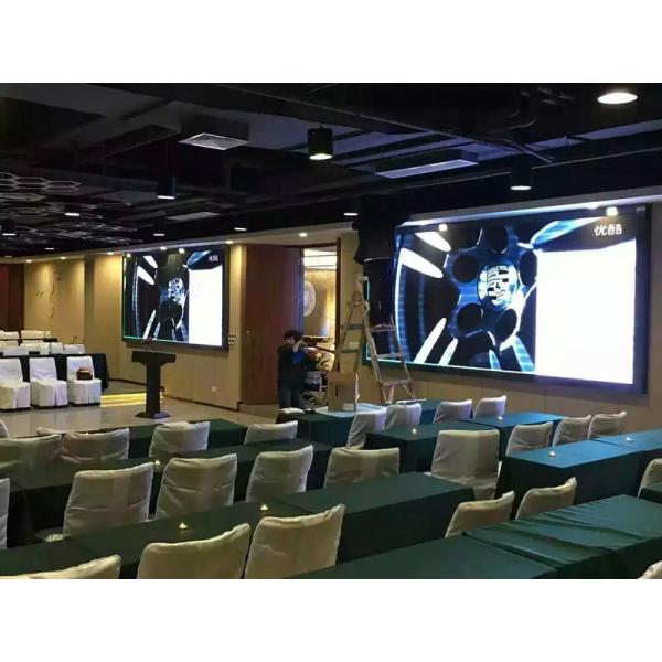 High Density P4 Indoor Advertising LED Display / SMD LED video wall For Cinema Advertising