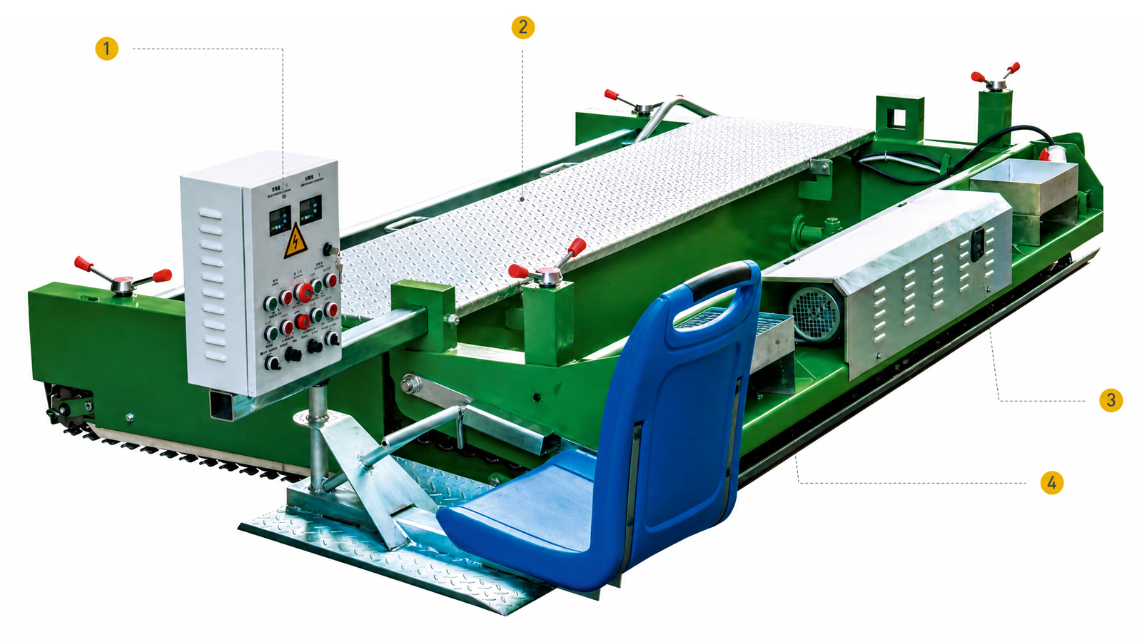 Running Track Paver Machine | 2500mm Width, 500m²/h