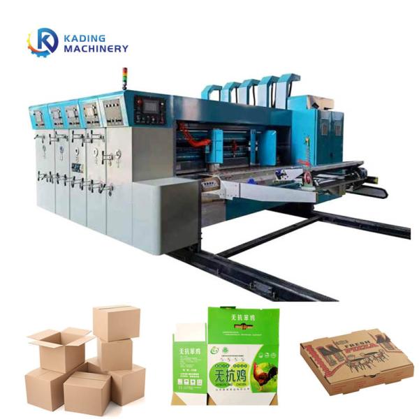 High Accuracy Corrugated Carton Box Printing Machine With PLC Control
