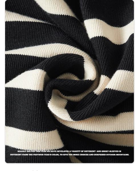 Women'S Over Oversized Crewneck Sweatshirt Loose Basic Striped Tshirt 100% Cotton Men