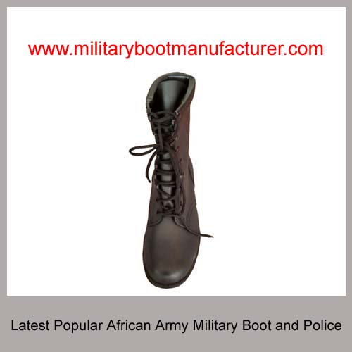 Wholesale China made Latest African Army Police Worn Military Tactical Combat Jungle Officer DMS Cement  Boot Shoes