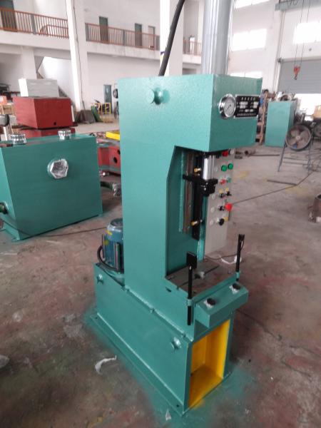 Button Operation 2.5 Ton C Frame Hydraulic Press Machine With Guiding Device For Slider