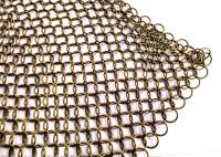 Fenêtres utilisées par X10MM de la draperie 1.2MM de maille d'anneau d'acier inoxydable, contextes