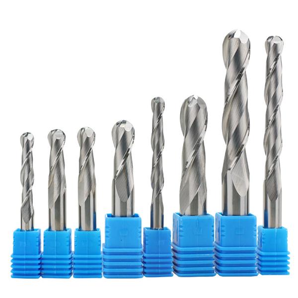 Manufacturer Cnc Wood Bits Ball Nose Endmill Cutter 2 Flute End Mill 5mm 6mm Ball Nose Bit Wood Carving Tools