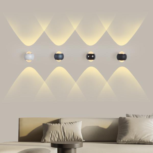Modern Creative Lights Living Room Bedroom Led Wall Lamps Indoor Metal
