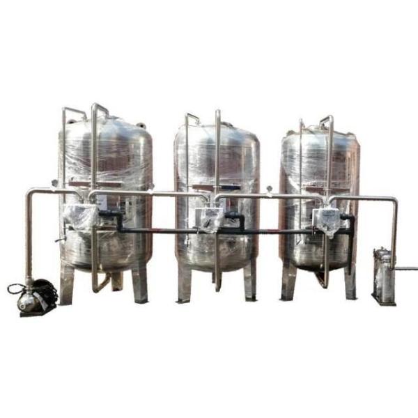                  Sistema De Filtracion De Agua FRP Filtro De Agua De Arena Filtro De Carbon Activo De Acero Al Carbono Filtro De Arena De Cuarzo             