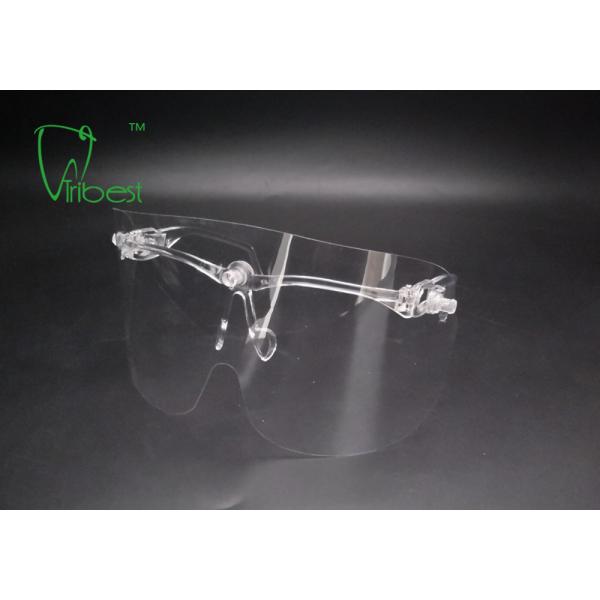Anti Fog Dental Protective Wear , Dental Disposable Eye Shields With Frame