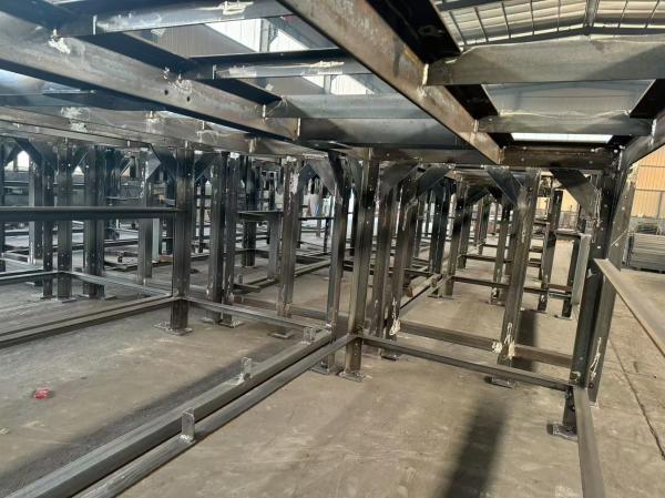 Structure de support d'armoire électrique en acier pour la base de la tour éolienne personnalisée