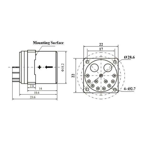 Super Sensitive Linear Accelerometer Sensor Accelerometer Sensor for Vibration Environments