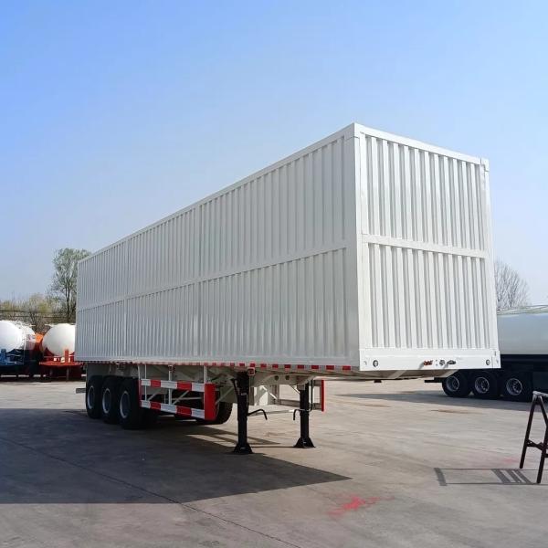 Medium Duty 80 Ton 40 Ton Dry Van Semi Trailer Box Semi Trailer Van Semi Truck Trailer