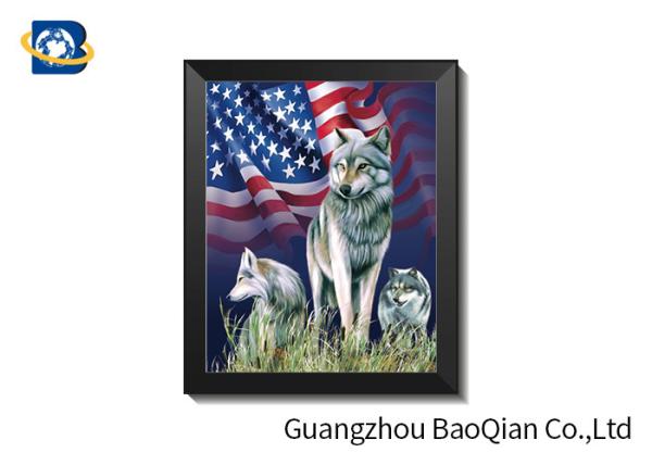 HD 3D Lenticular Pictures With CMYK Printing / Lenticular Photo Printing